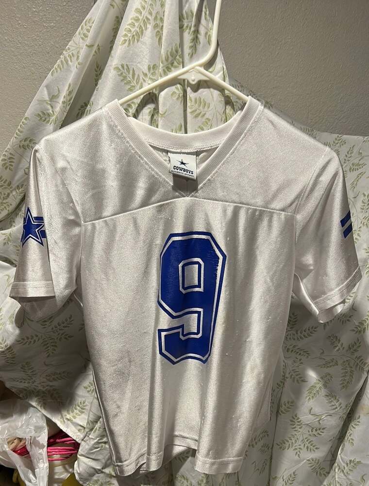 Dallas Cowboys Tony Romo #9 White Football Jersey
